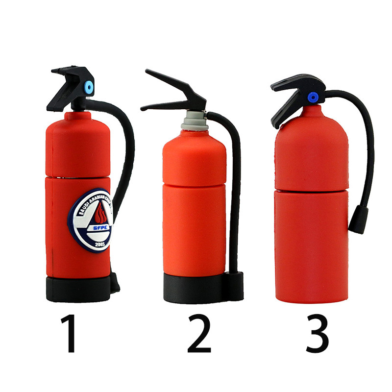 Fire Extinguisher Design Usb Flash Drive 4gb 8gb 16gb 32gb - 7
