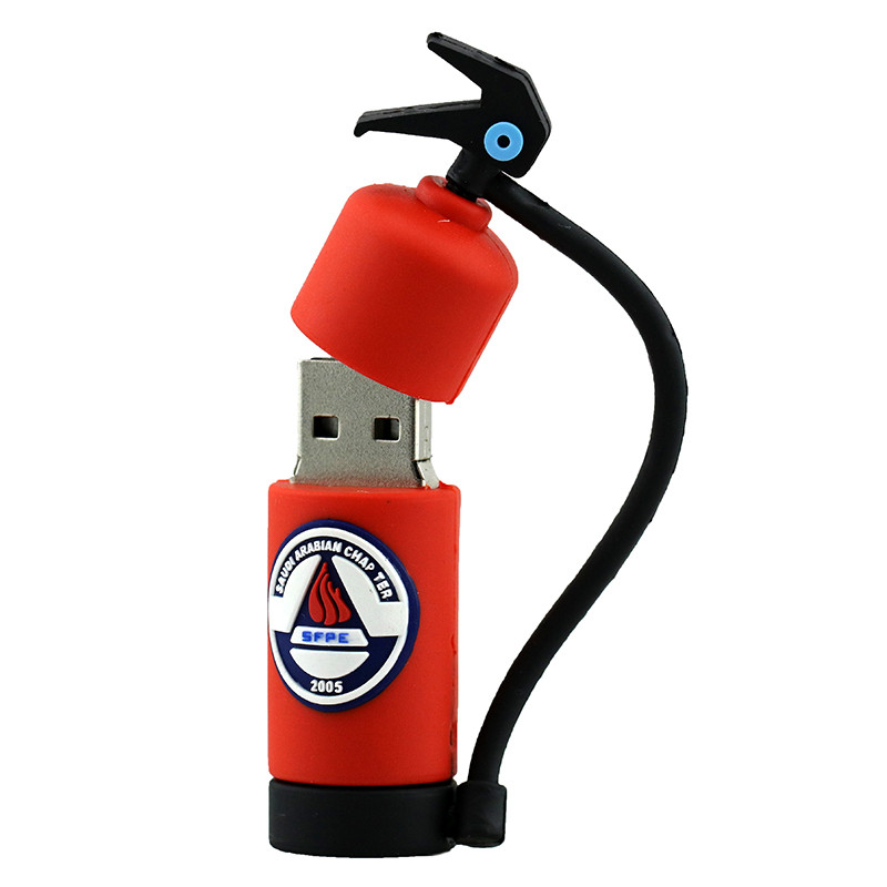 Fire Extinguisher Design Usb Flash Drive 4gb 8gb 16gb 32gb - 14