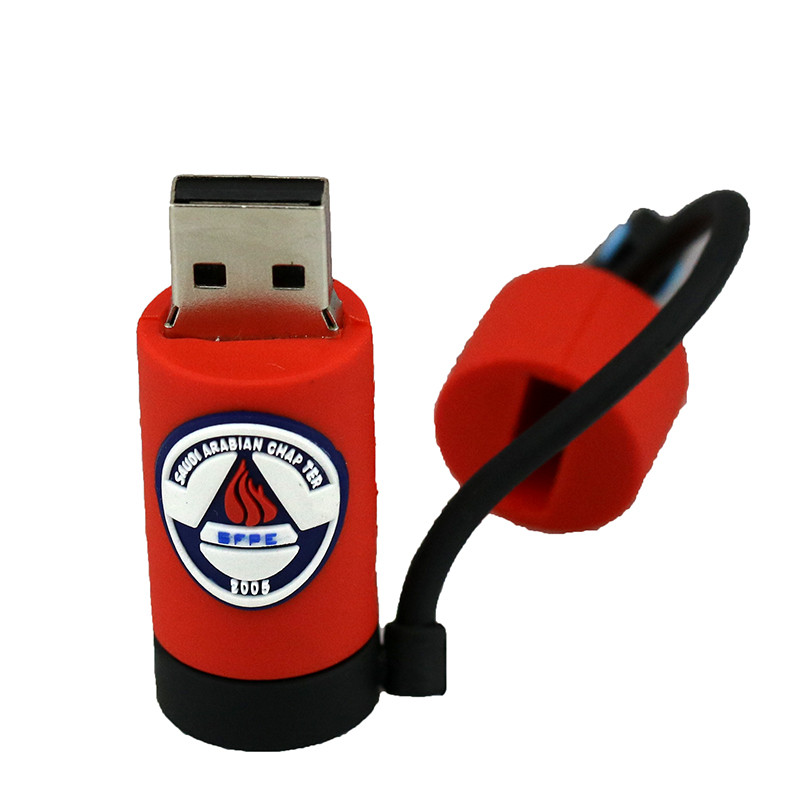 Fire Extinguisher Design Usb Flash Drive 4gb 8gb 16gb 32gb - 15