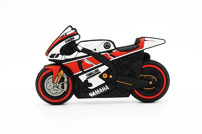 Motorcycle Shaped Usb Flash Drive Keychain Pen Drive Storage - 12