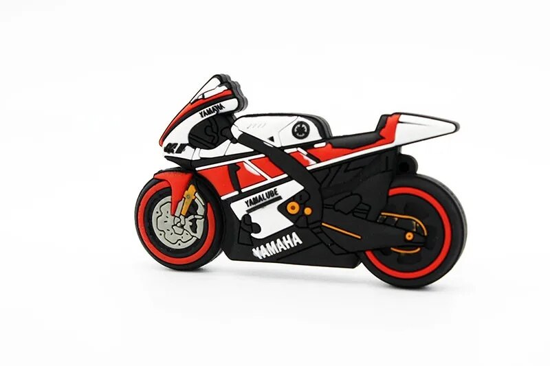 Motorcycle Shaped Usb Flash Drive Keychain Pen Drive Storage - 13