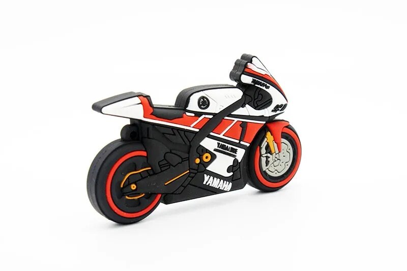 Motorcycle Shaped Usb Flash Drive Keychain Pen Drive Storage - 14