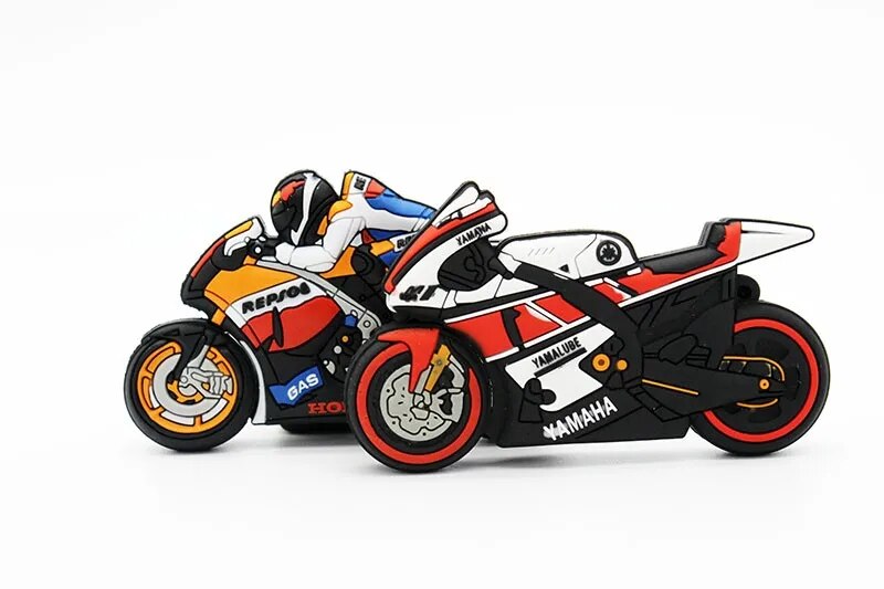 Motorcycle Shaped Usb Flash Drive Keychain Pen Drive Storage - 17