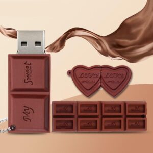 Highcapacity Chocolate Usb Flash Drive 4gb 8gb 16gb 32gb 64gb Pendrive - 1