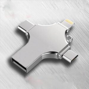 Ingelon Metal Usb Flash Drive 16gb 32gb 64gb 128gb For Iphone Ipad - 1