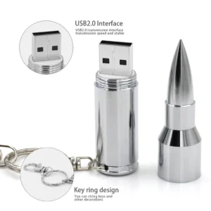 Gold Silver Usb Flash Drive U Disk 8gb 16gb 32gb 64gb Options - 4