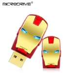Marvel Iron Man Metal Usb Flash Drive Capacity 4gb128gb Pen Drive - 2
