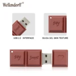 Silicone Chocolate Design Usb Flash Drive Multiple Storage Options - 5