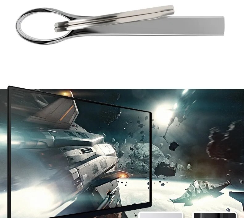 Suntrsi Highspeed 64gb Metal Usb Flash Drive Key Stick 32gb - 9