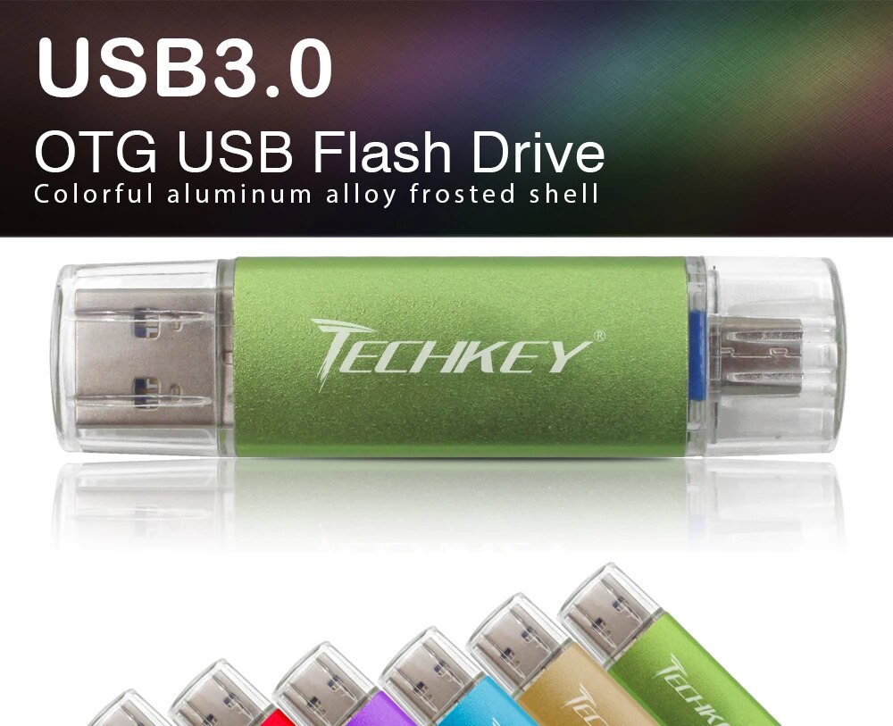 Samsung Compatible Techkey Otg Usb Pendrive Flash Drive 16gb32gb64gb - 6 Samsung Compatible Techkey Otg Usb Pendrive Flash Drive 16gb32gb64gb - 6