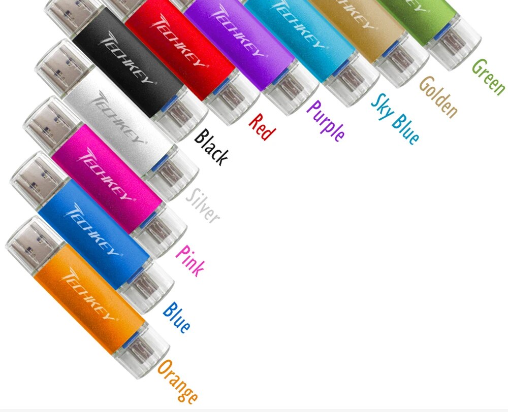 Samsung Compatible Techkey Otg Usb Pendrive Flash Drive 16gb32gb64gb - 7 Samsung Compatible Techkey Otg Usb Pendrive Flash Drive 16gb32gb64gb - 7