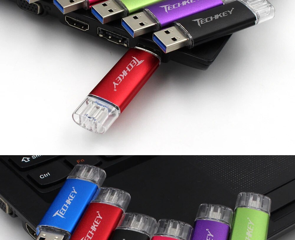 Samsung Compatible Techkey Otg Usb Pendrive Flash Drive 16gb32gb64gb - 19 Samsung Compatible Techkey Otg Usb Pendrive Flash Drive 16gb32gb64gb - 19