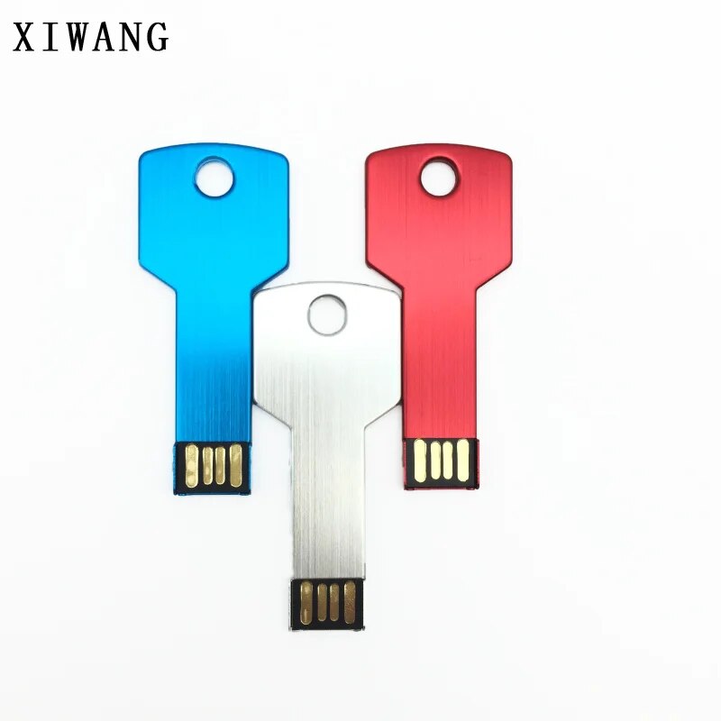 Silver Keychain Usb Flash Drive 16gb 32gb 128gb Highspeed Pendrive - 10