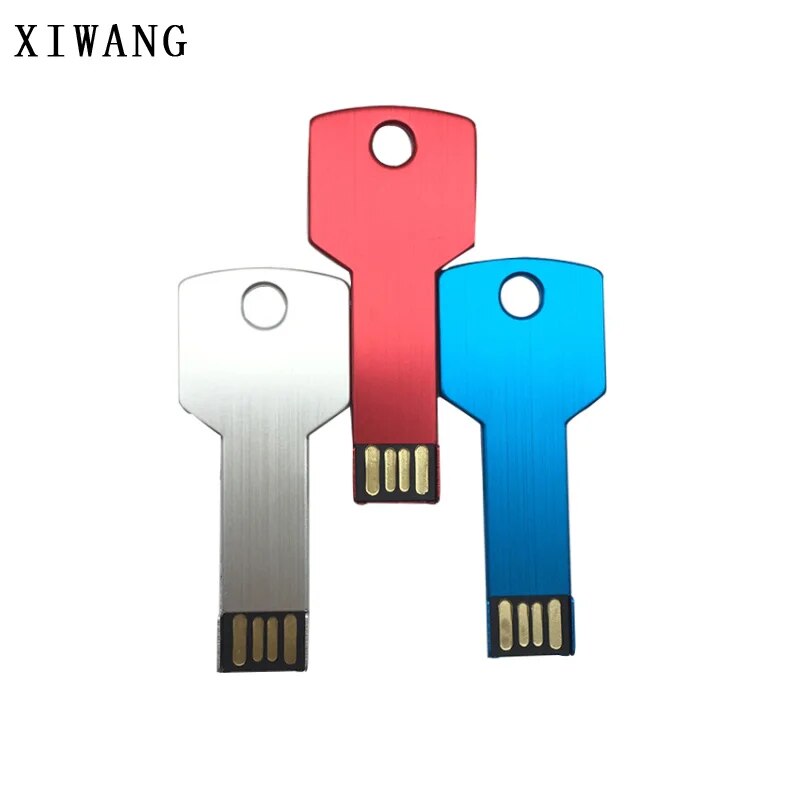 Silver Keychain Usb Flash Drive 16gb 32gb 128gb Highspeed Pendrive - 11