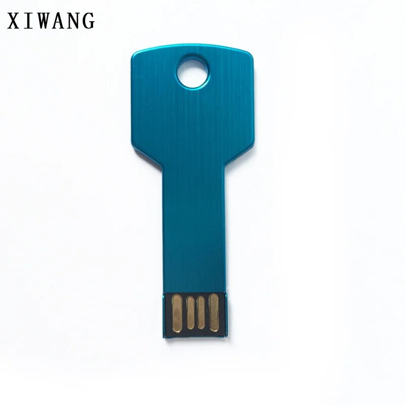 Silver Keychain Usb Flash Drive 16gb 32gb 128gb Highspeed Pendrive - 19