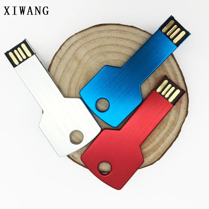 Silver Keychain Usb Flash Drive 16gb 32gb 128gb Highspeed Pendrive - 27