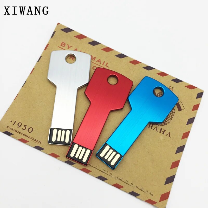 Silver Keychain Usb Flash Drive 16gb 32gb 128gb Highspeed Pendrive - 29