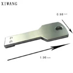 Silver Keychain Usb Flash Drive 16gb 32gb 128gb Highspeed Pendrive - 6