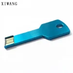 Silver Keychain Usb Flash Drive 16gb 32gb 128gb Highspeed Pendrive - 5