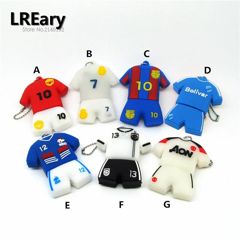 High Capacity Football Shirt Usb 20 Flash Drive 4gb 8gb 16gb 32gb - 6 High Capacity Football Shirt Usb 20 Flash Drive 4gb 8gb 16gb 32gb - 6