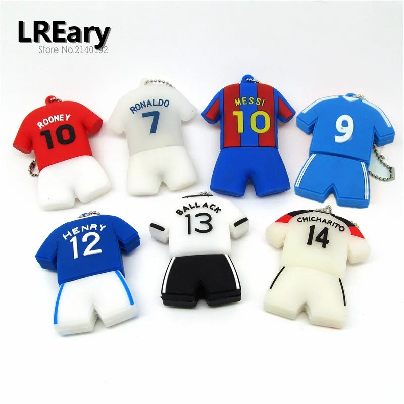 High Capacity Football Shirt Usb 20 Flash Drive 4gb 8gb 16gb 32gb - 7 High Capacity Football Shirt Usb 20 Flash Drive 4gb 8gb 16gb 32gb - 7