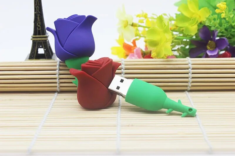Floral Design Usb Flash Drive Pendrive 2gb To 64gb Storage Options - 12
