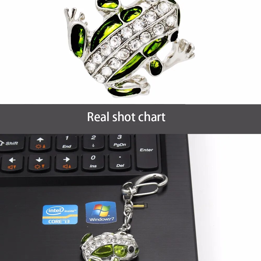 Diamond Frog Design Usb Flash Drive 8gb64gb Pen Drive Memory Stick - 13