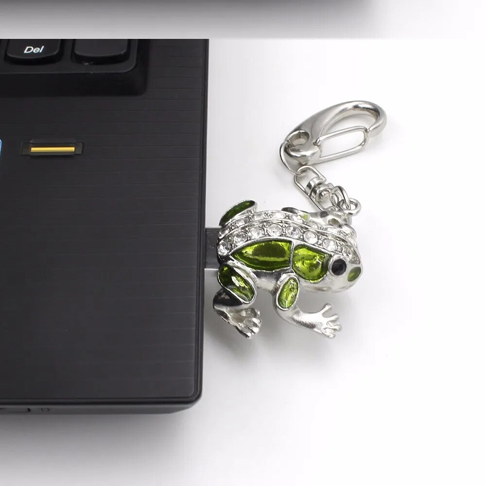 Diamond Frog Design Usb Flash Drive 8gb64gb Pen Drive Memory Stick - 15