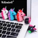 Rainbow Unicorn Usb Flash Drive Available In 4gb 8gb 16gb 32gb 64gb - 4
