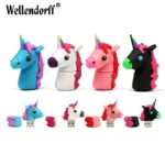 Rainbow Unicorn Usb Flash Drive Available In 4gb 8gb 16gb 32gb 64gb - 3