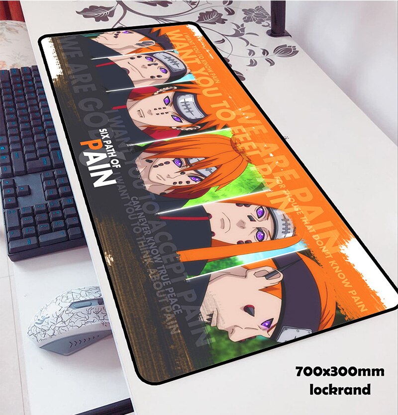 Naruto Professional Gaming Mouse Pad 70x30cm Large Keyboard And Notebook Mat - 6