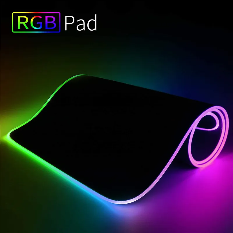 Large Rgb Gaming Mouse Pad With 7 Led Colors For Pc Keyboard - 4