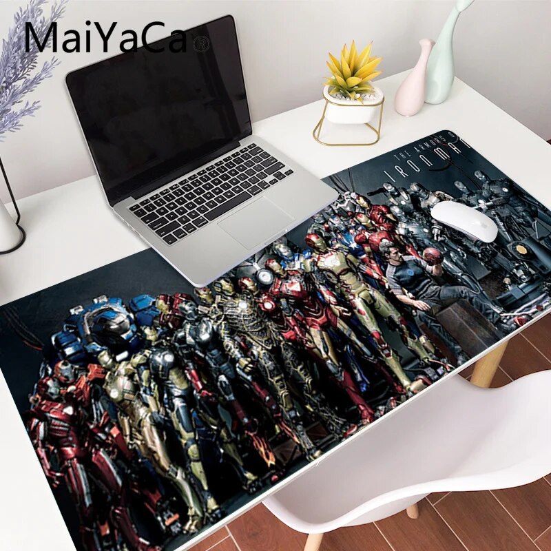 Iron Man Xxl Gaming Mouse Pad Thick Pc Desk Mat - 11