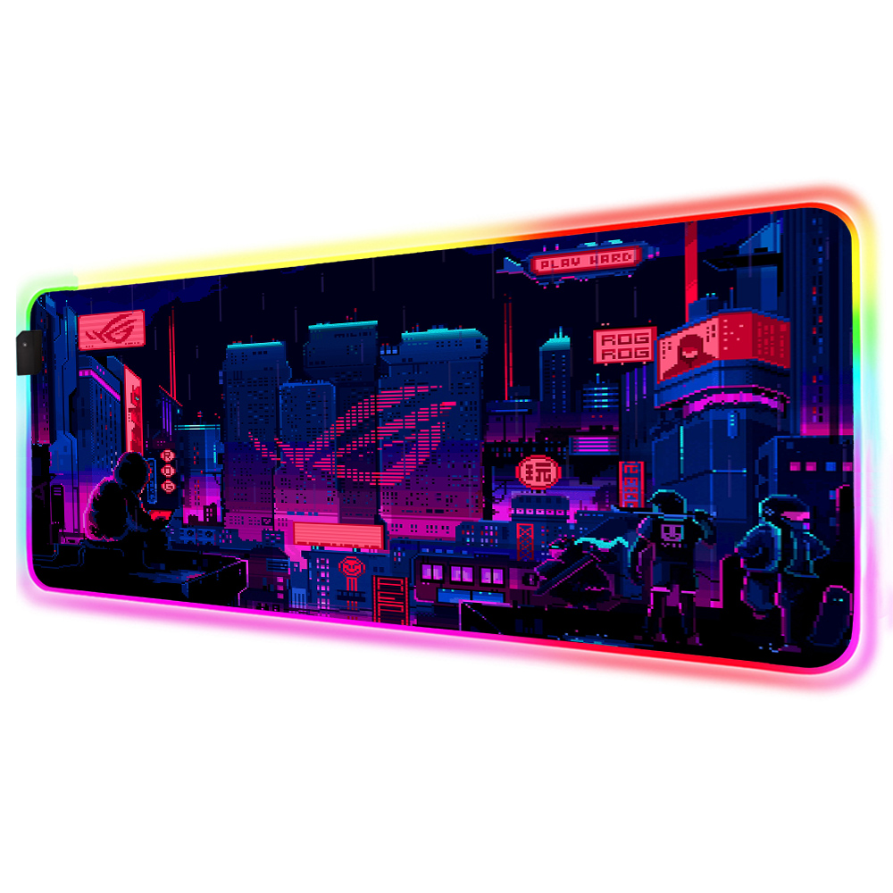 Asus Rog Rgb Led Backlit Gaming Mouse Pad For Pc Gamers - 7