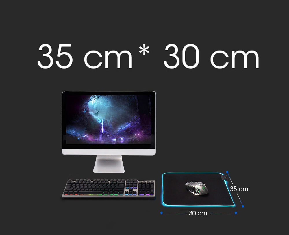 Asus Rog Rgb Led Backlit Gaming Mouse Pad For Pc Gamers - 19