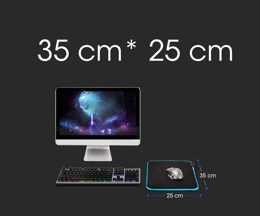 Asus Rog Rgb Led Backlit Gaming Mouse Pad For Pc Gamers - 20