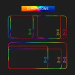 Asus Rog Rgb Led Backlit Gaming Mouse Pad For Pc Gamers - 6