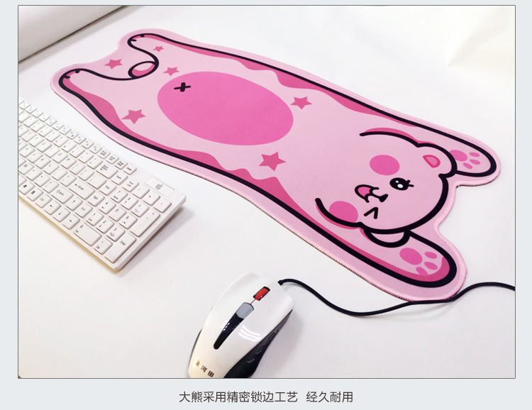 Extra Large Nonslip Gaming Mouse Pad With Cartoon Design Natural Rubber - 15