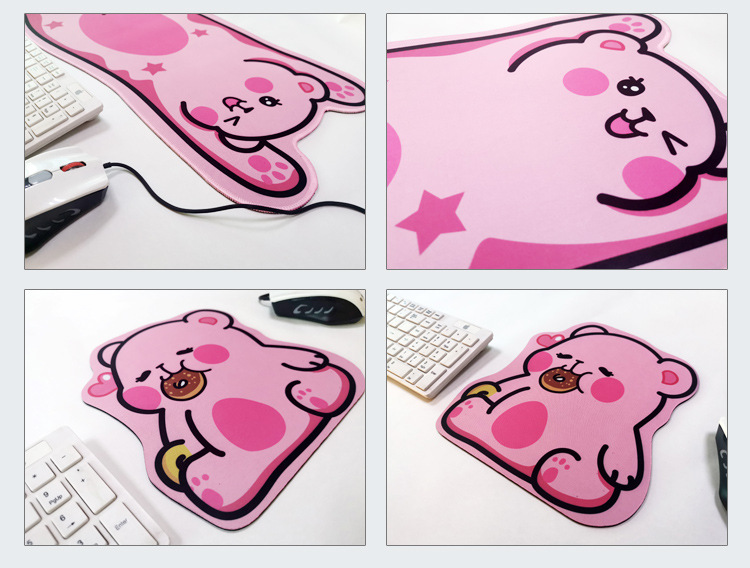 Extra Large Nonslip Gaming Mouse Pad With Cartoon Design Natural Rubber - 17