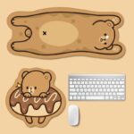 Extra Large Nonslip Gaming Mouse Pad With Cartoon Design Natural Rubber - 1