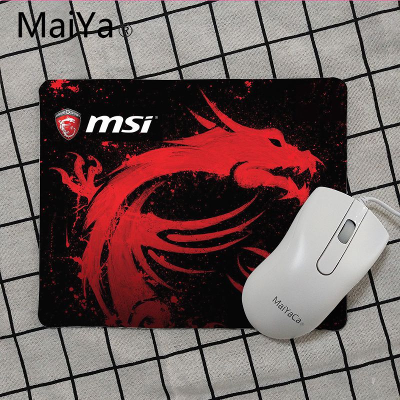 Msi Dragon Logo Computer Gaming Mouse Pad For Gamers - 9
