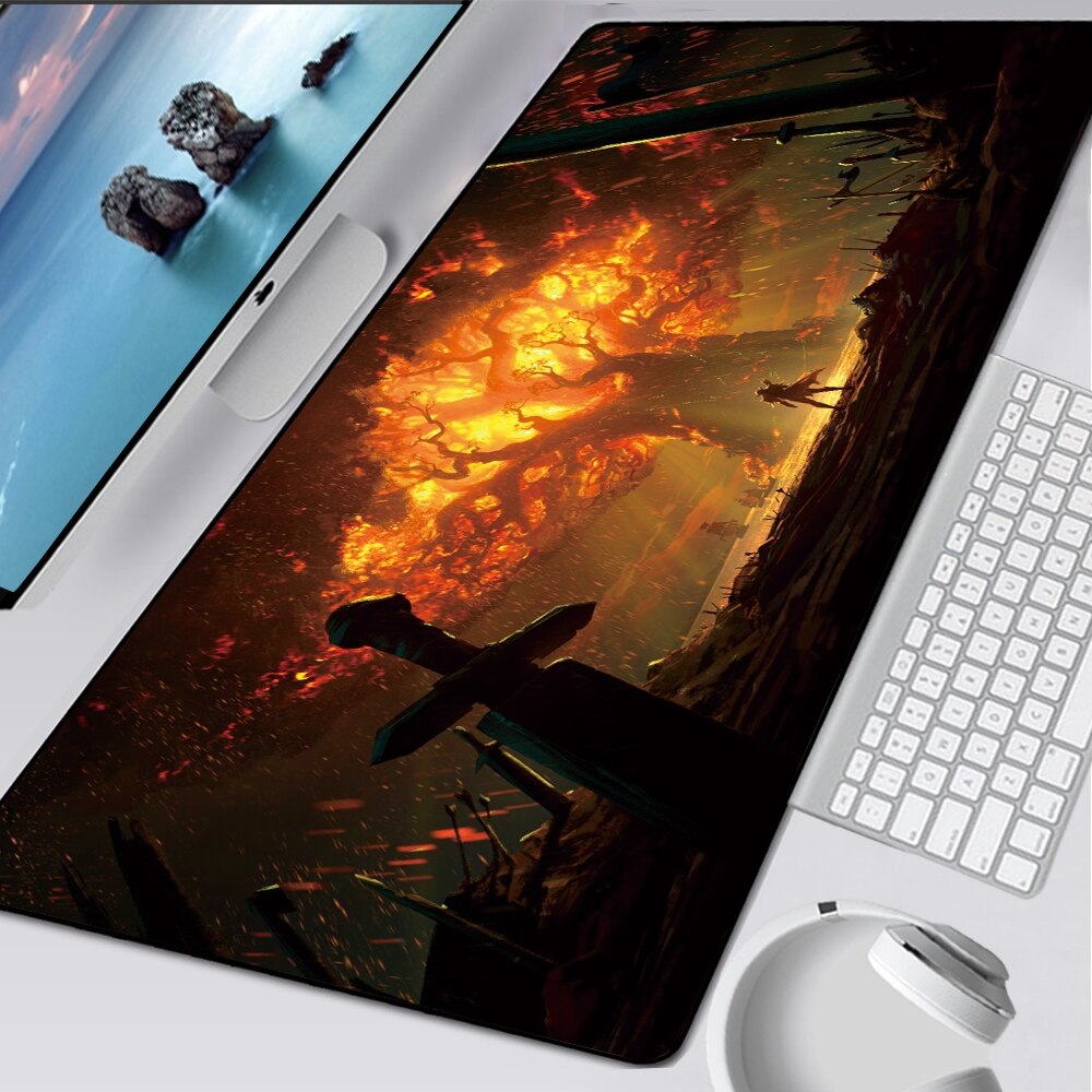 World Of Warcraft Xl Gaming Mouse Pad Lich King Design 900x400mm - 27