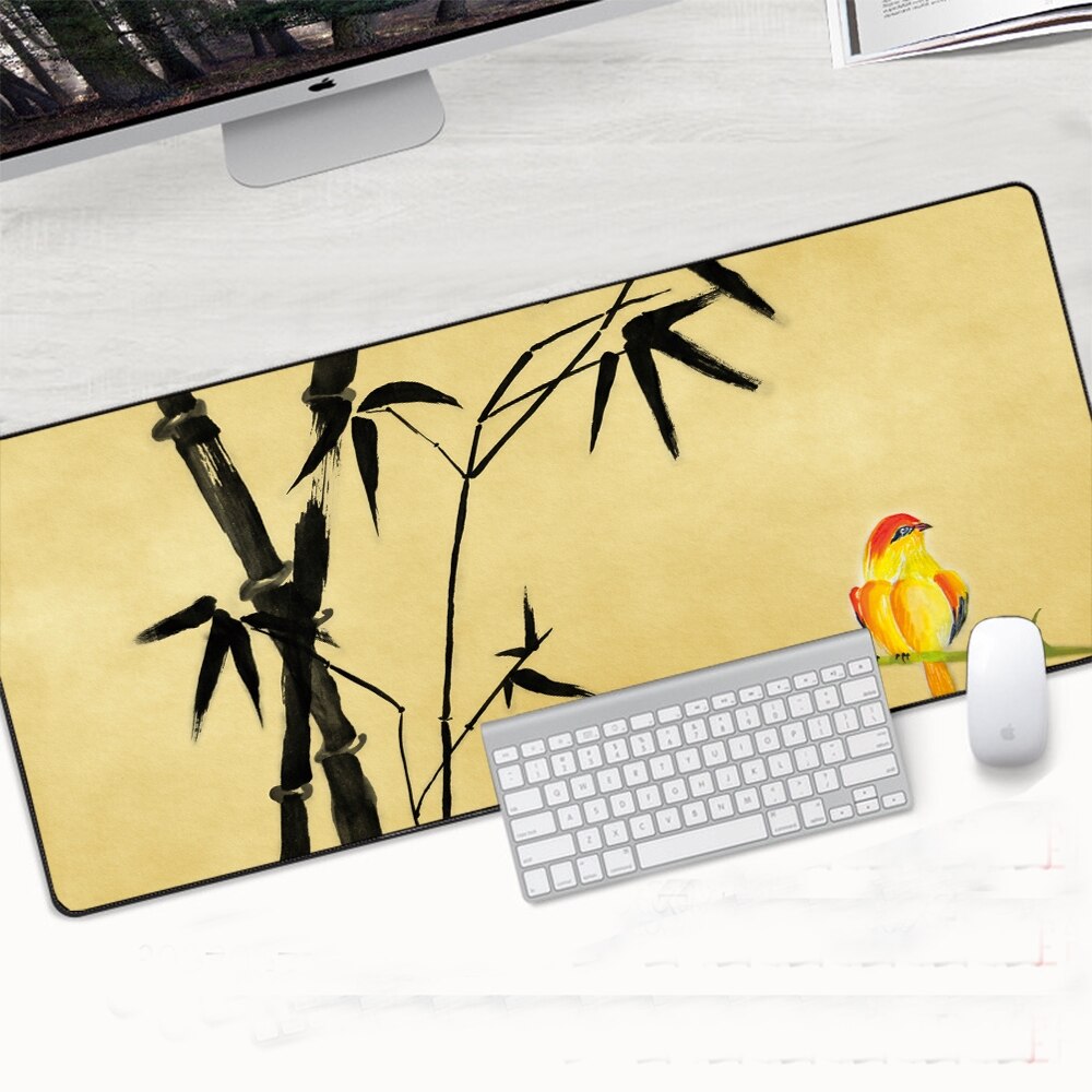 Sakura Blossom Large Gaming Mouse Pad With Nonslip Rubber Base Edge Lock - 11 Sakura Blossom Large Gaming Mouse Pad With Nonslip Rubber Base Edge Lock - 11