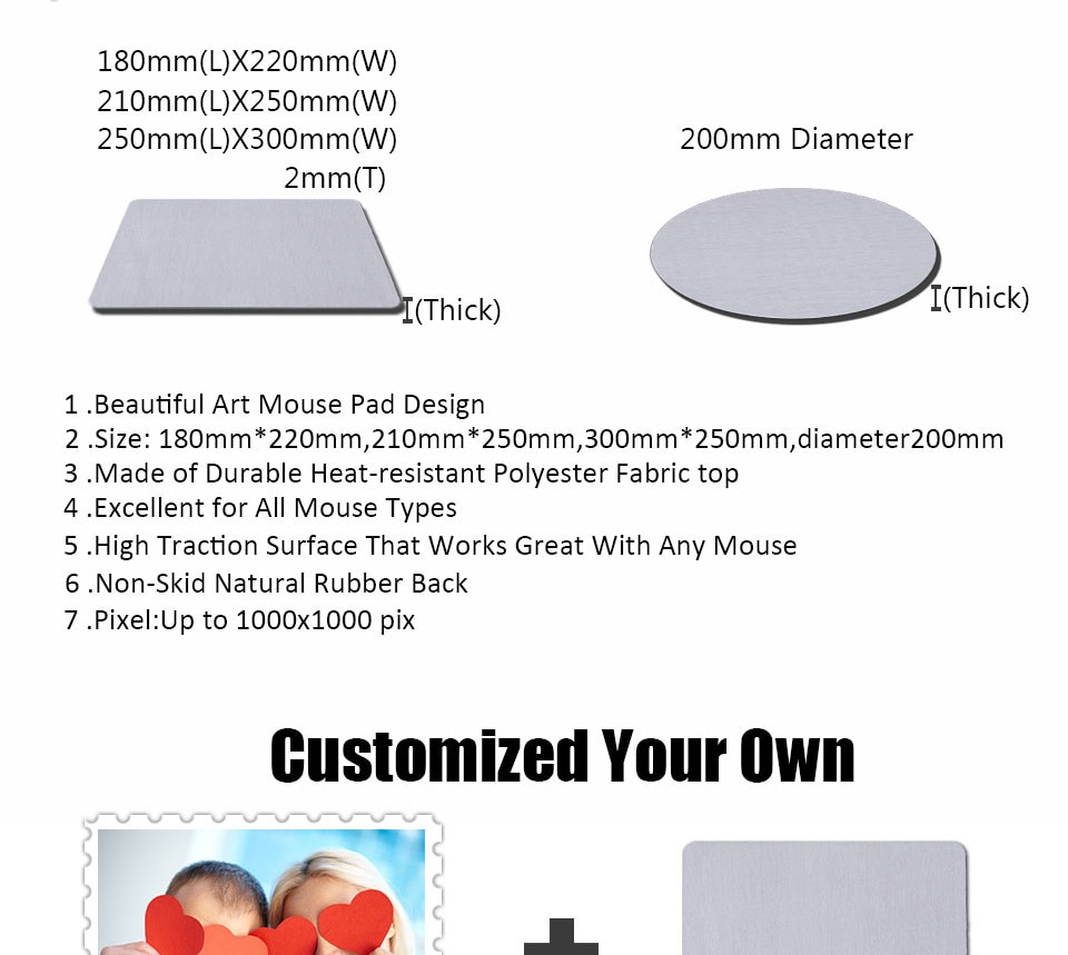 Maiyaca Comfort Gaming Mousepad Anime Round Mat With Succulent Design - 8