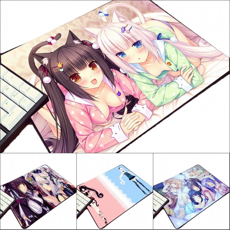 Nekopara Anime Girls Chocola Mouse Pad Cute Acg Game Desk Mat - 6