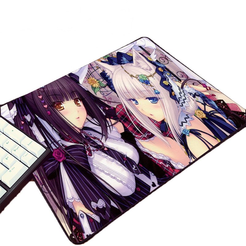 Nekopara Anime Girls Chocola Mouse Pad Cute Acg Game Desk Mat - 7