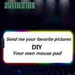Custom Rgb Gaming Mouse Pad Mairuige Diy Personalized Pc Keyboard Mat - 4