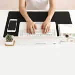 Large Wool Felt Office Desk Mat With Keyboard Mouse Pad 700330mm - 3