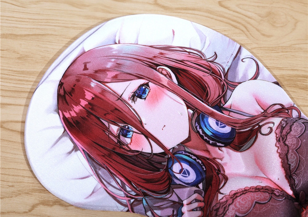 Fffas 3d Silicone Wrist Rest Anime Mousepad Quintessential Quintuplets Nakano - 8