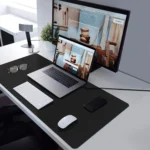 Waterproof Large Gaming Mouse Pad Pu Leather Desk Mat For Dotacs Go - 2